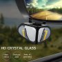 2PCS HD Blind Spot Mirrors For Cars - 360 Adjustable Wide Angle Viewing For Front & Rear Wheels Fit