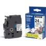 Brother TZ-251 P-touch Laminated Tape Black On White 24MM X 8M