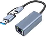 MicroWorld USB3 TYPEC To Ethernet Adapter