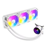 Antec Luna 360 Argb 360MM Aio Liquid Cooler 3X 120MM Pwm Argb Fans Intel & Amd Compatible White – New