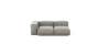 Two Module Chaise Sofa - Velvet - Light Grey - 199CM X 115CM