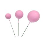 Pink Mixed Decorative Balls Pack Of 9