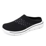 Mens Womens Mules & Clogs Breathable Mesh Walking Mules Fashion Sneakers Open Back Slip On Shoes Breathable Slippers Closed Toe
