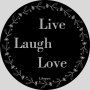 Lifespace "live Laugh Love" Drinks Coasters - Set Of 6