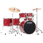 Tama Imperialstar IP62H6W 6 Piece Drum Kit W 22 Kick : Burnt Red Mist