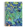 Van Gogh Irises Wire-o Journal 6 X 8.5 Notebook / Blank Book