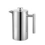 Double Wall Stainless Steel Coffee Maker French Press Tea Pot With Filter