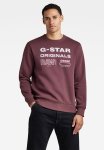 G-star Raw Originals Stamp R Sw - Vineyard Wine