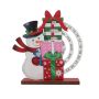 Advent Calendar Ideas Snowman Desktop Wooden Decoration Christmas Ambiance