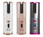 2 In 1 Wireless Automatic Hair Curler With Power Bank