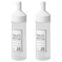 2 Pack 350ML Plastic Squeeze Sauce Bottles Leakproof Condiment Dispenser