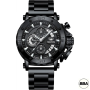 Bba-men's Military Watch Large Dial Waterproof Stainless Steel Material