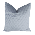 Quilted Velvet Scatter Cover - Harebell