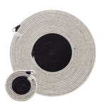 Placemats & Coasters Set Of 4 Each - Liquorice - Medium