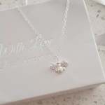 Bailey 925 Sterling Silver Cz Bee Necklace 10X7MM On 45CM Chain