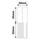 NIIMBOT - K Range - 30x45+50mm - White Cable - 300 Labels