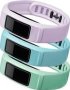 Garmin Serenty Large Watch Bands For Vivofit 2 Smartwatches 3-PACK Mint Cloud & Lilac