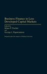 Business Finance In Less Developed Capital Markets Hardcover New