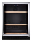 Snomaster - Wine bev Chiller Black Cabinet With Glass Door - 145L