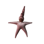 Weighted Waldorf Star Baby - Pink Dark