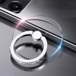 Transparent Circle Finger Ring Mobile Phone Holder Accessories Car Mount Universal Holder Cellphone Bracket For Samsung For Ipho