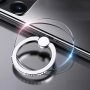 Transparent Circle Finger Ring Mobile Phone Holder Accessories Car Mount Universal Holder Cellphone Bracket For Samsung For Iphone Mobile Phone