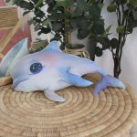 Shaped Pillow Cute Dolphin