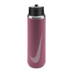 Nike Recharge Stainless Steel Straw Bottle 24 Oz - Peony black