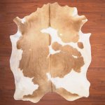 B Grade Nguni Hide 240 Brown white L - Large Brown white Panelled