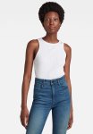 G-star Raw Engineered Rib Tank Top - White