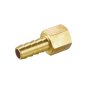 AirCraft Hose Tail Connector Brass 1/4"FX6MM