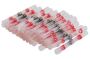 50 Red Waterproof Self Solder Heat Shrink Electrical Connector Medium