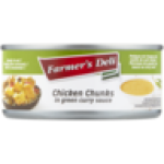 Chicken Chunks In Green Curry Sauce Can 150G