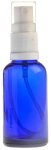 Blue Glass Bottle With Spritzer