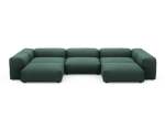 U-shape Sofa - Linen - Forest - 377CM X 241CM
