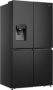 Hisense Multi-door Refrigerator Black Stainless Steel