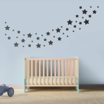 Stars Pattern - Black