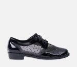Flat Brogue - 8 Black