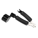 Black 3 In 1 Multifunction Guitar String Winder String Cutter Pin Puller Musicone