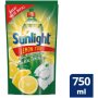 Sunlight Dishwashing Liquid Refill Lemon 750ml