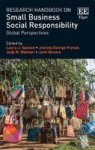 Research Handbook On Small Business Social Responsibility - Global Perspectives Hardcover