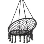 Canary Crochet Hammock Chair Black