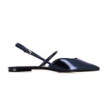 Pointed Flat Sandals -blue