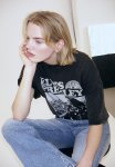 Oversized Printed T-Shirt - Black Elvis Presley