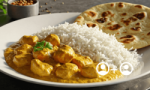 Chicken Korma With Rice & Naan - 500G B