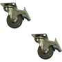 50MM Gray Caster With Brake