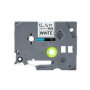 Brother TZ-231 Compatible 12MM X 8M Black On White Laminated Label Tape