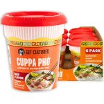 Get Cultured Instant Beef Pho Noodle Soup - Authentic Vietnamese Cuppa Pho With Spices & Dried Herbs Premium Microwavable Noodle