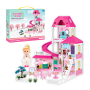 Luxury Villa Dollhouse Playset - Furniture & Dolls- Pretend Play For Girls