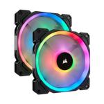 Corsair CO-9050074 LL140 Dual Light Loop Rgb 140MM Case Fan With Lighting Node Pro – Twin Pack